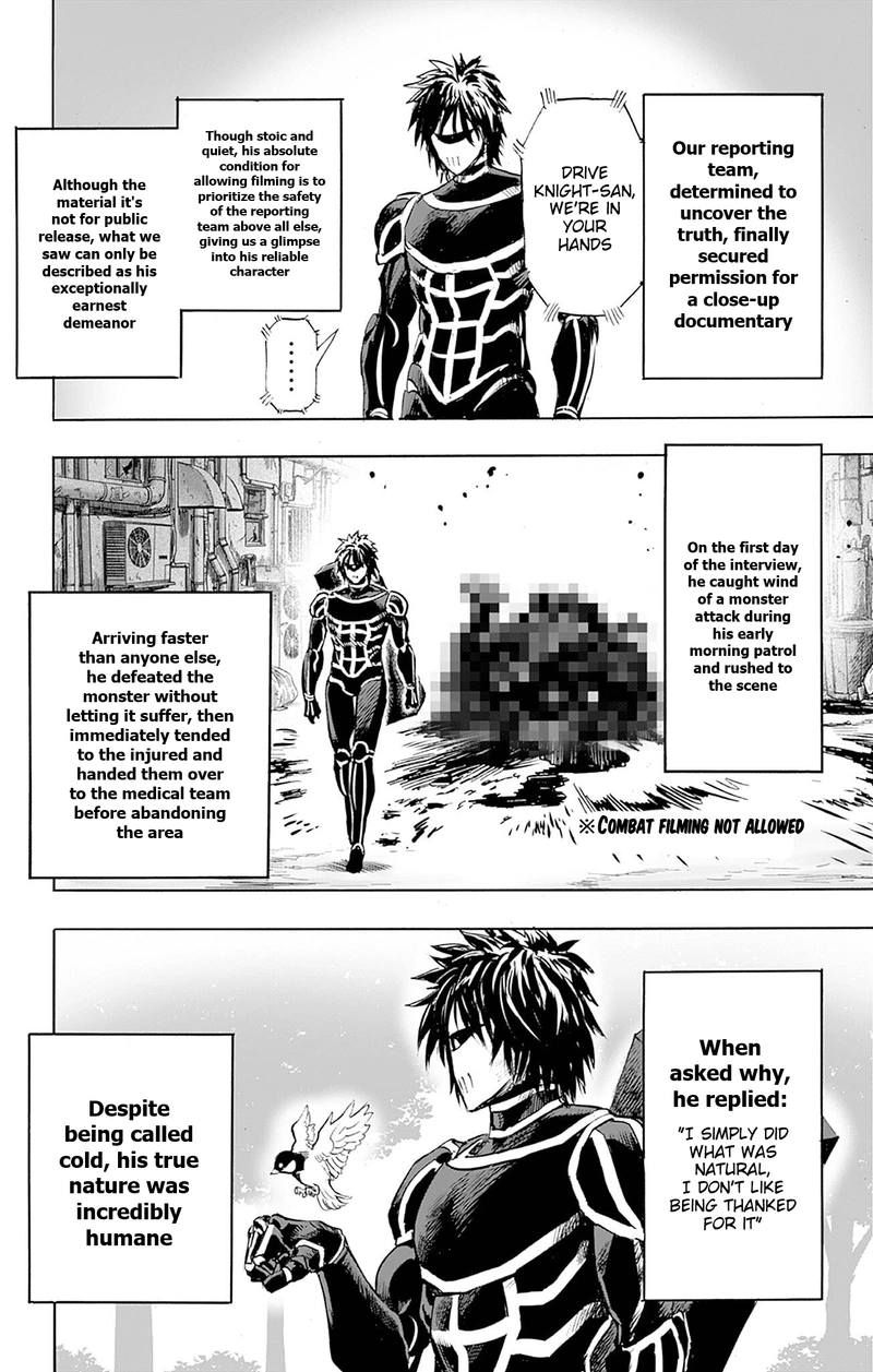 Onepunch-Man Chapter 166.5 page 11 - Chapter 166.5: Rumors About Drive Knight | Volume 33 Extras