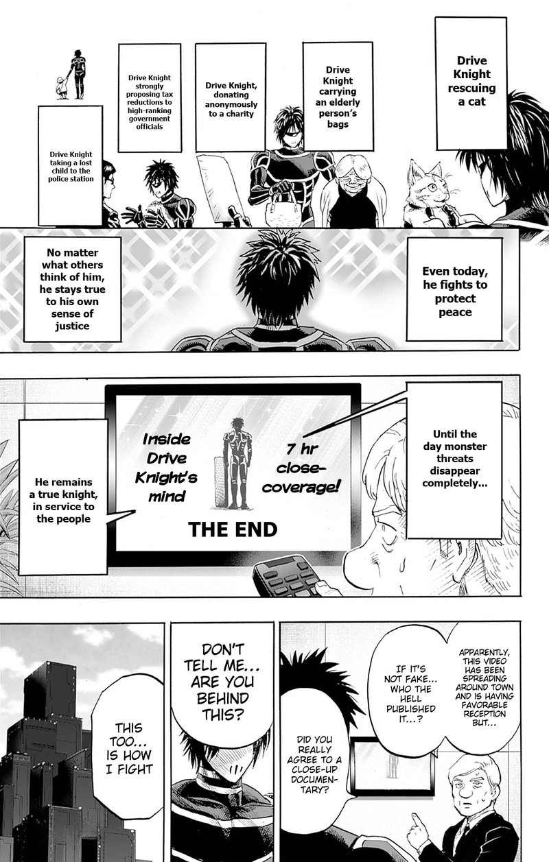 Onepunch-Man Chapter 166.5 page 12 - Chapter 166.5: Rumors About Drive Knight | Volume 33 Extras