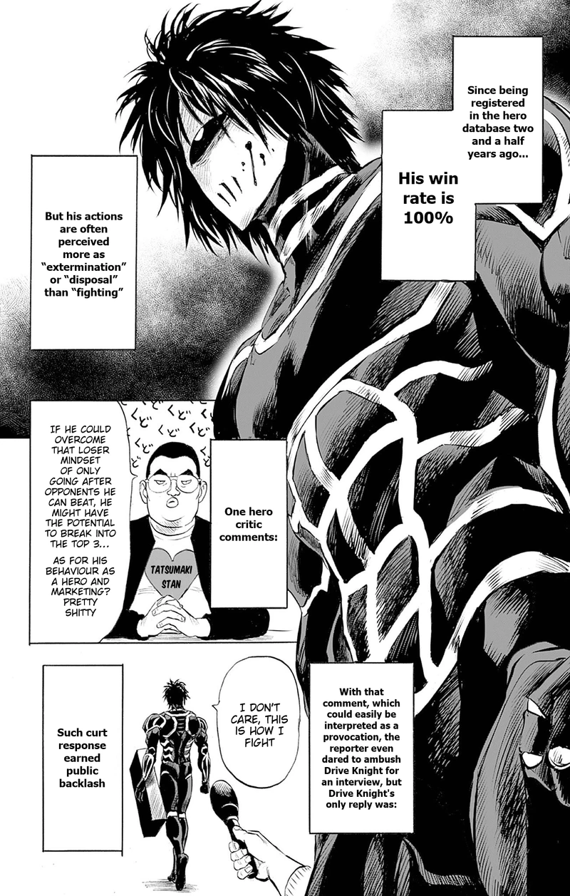 Onepunch-Man Chapter 166.5 page 9 - Chapter 166.5: Rumors About Drive Knight | Volume 33 Extras