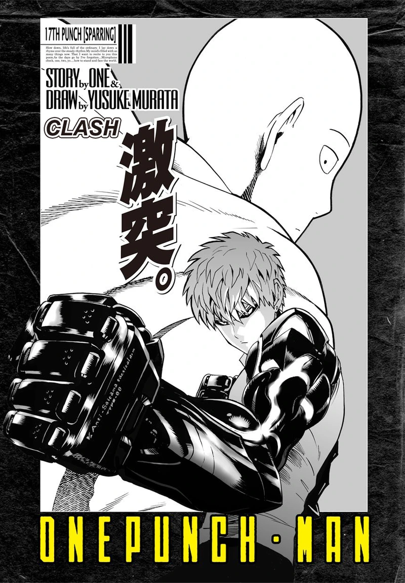 Onepunch-Man Chapter 17 page 1 - Chapter 17: Sparring