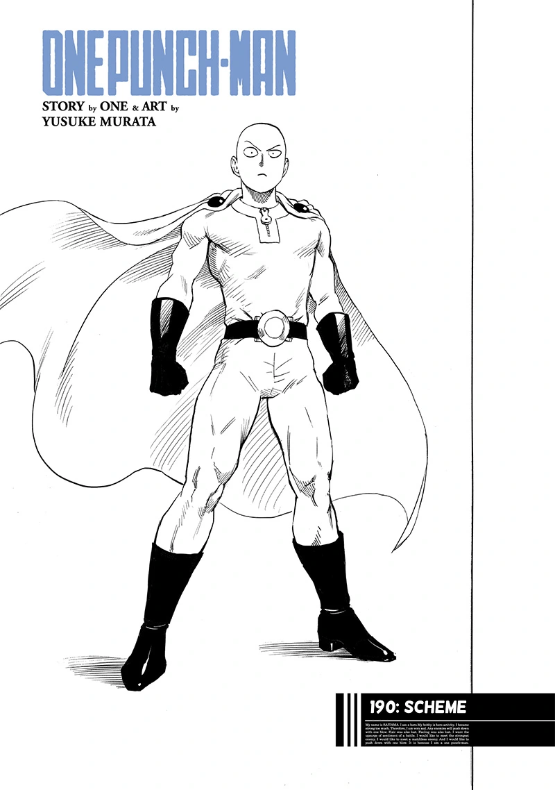 Onepunch-Man Chapter 190 page 1 - Chapter 190: Scheme