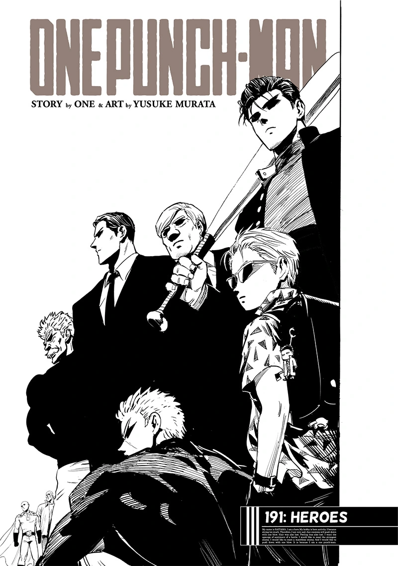 Onepunch-Man Chapter 191 page 1 - Chapter 191: Heroes