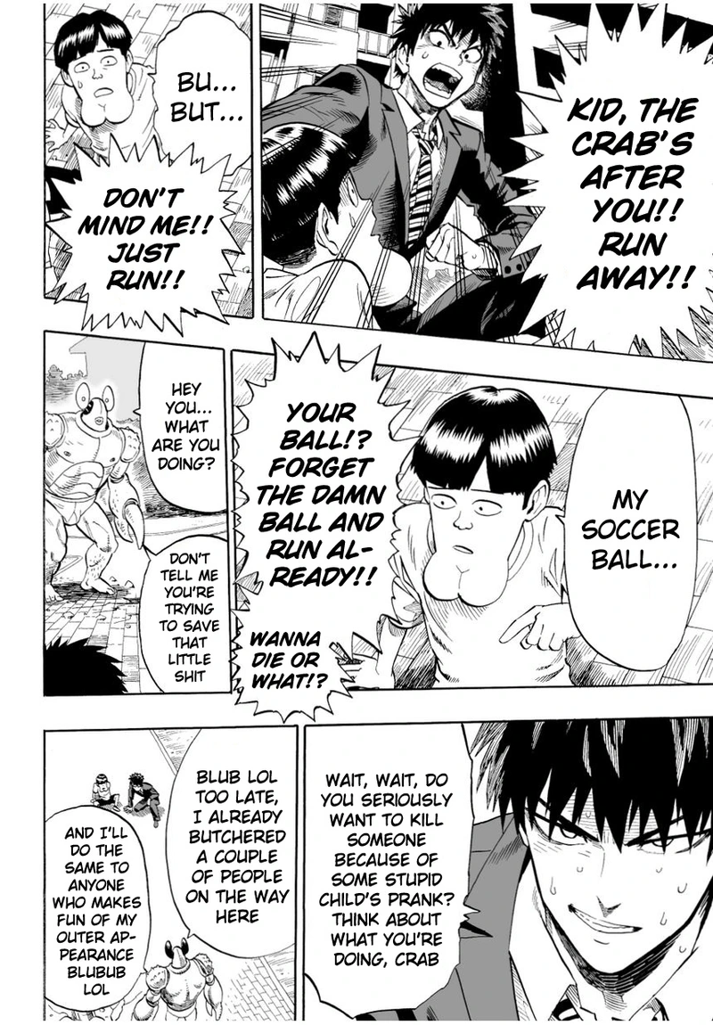 Onepunch-Man Chapter 2 page 10 - Chapter 2: Crab and Job Hunting