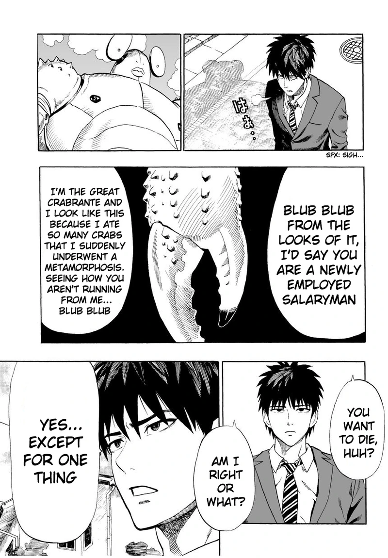 Onepunch-Man Chapter 2 page 3 - Chapter 2: Crab and Job Hunting