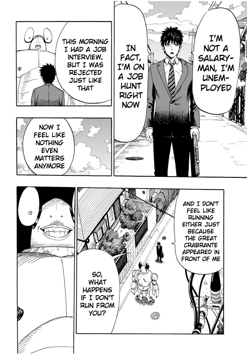 Onepunch-Man Chapter 2 page 4 - Chapter 2: Crab and Job Hunting