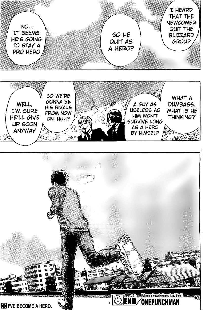 Onepunch-Man Chapter 20.7 page 28 - Chapter 20.7: A New Wind Blows | Volume 3 Extras