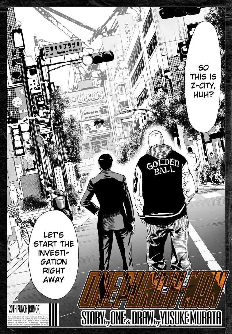 Onepunch-Man Chapter 20 page 1 - Chapter 20: Rumor