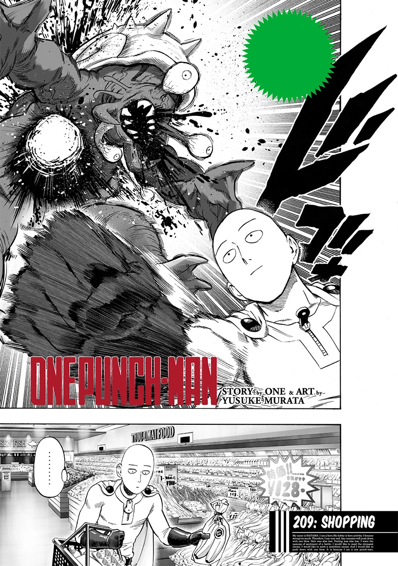 Onepunch-Man Chapter 209 page 2 - Chapter 209: Shopping