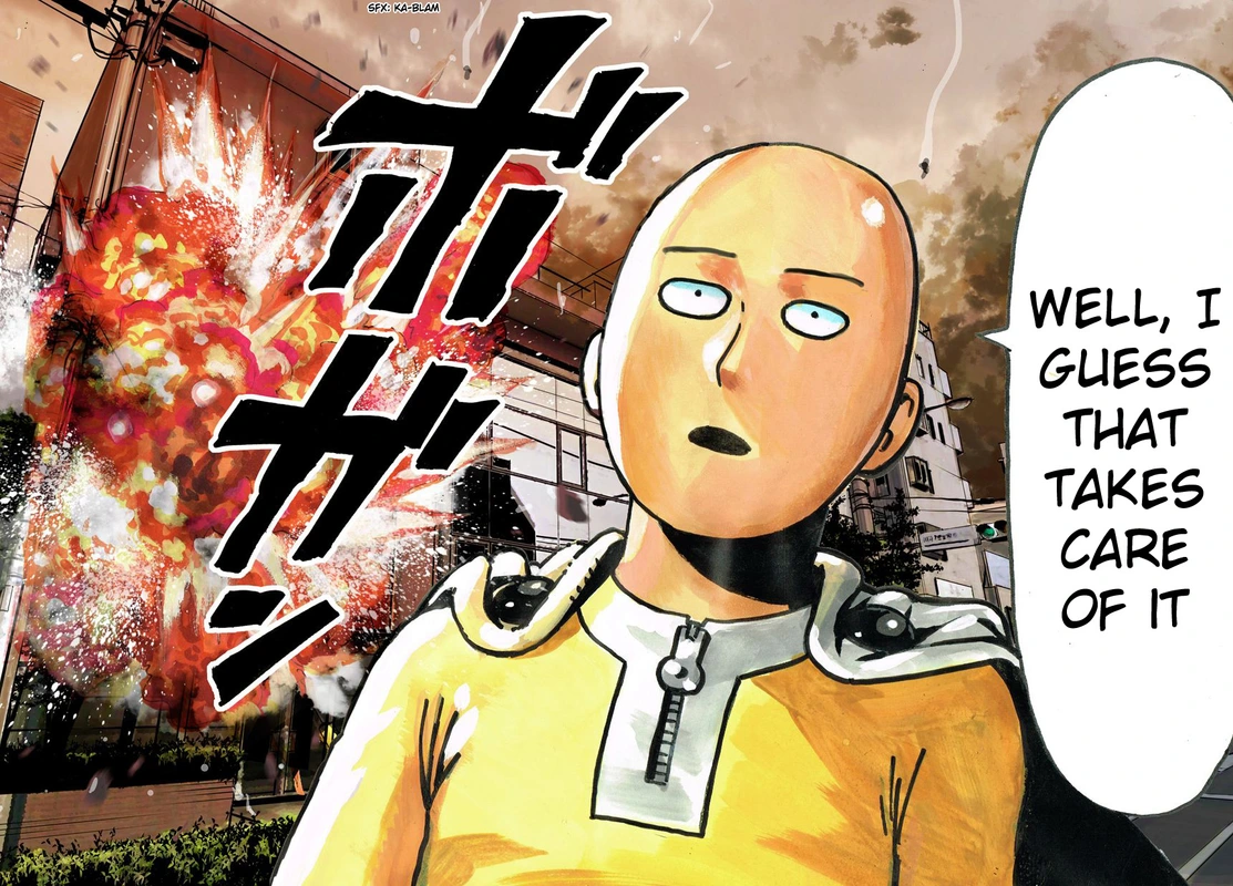 Onepunch-Man Chapter 21 page 114 - Chapter 21: Giant Meteor