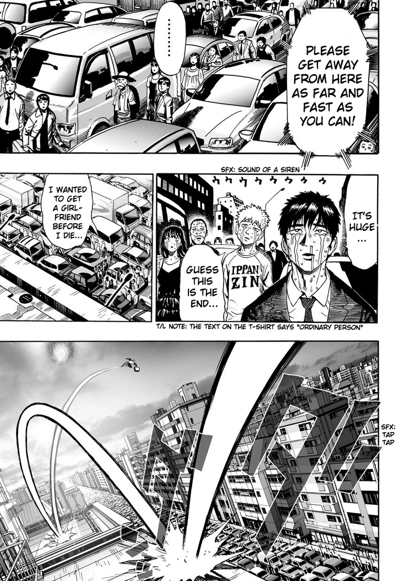 Onepunch-Man Chapter 21 page 33 - Chapter 21: Giant Meteor