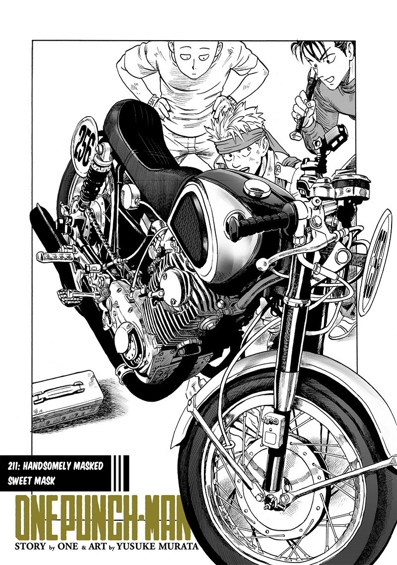 Onepunch-Man Chapter 211 page 1 - Chapter 211: Handsomely Masked Sweet Mask
