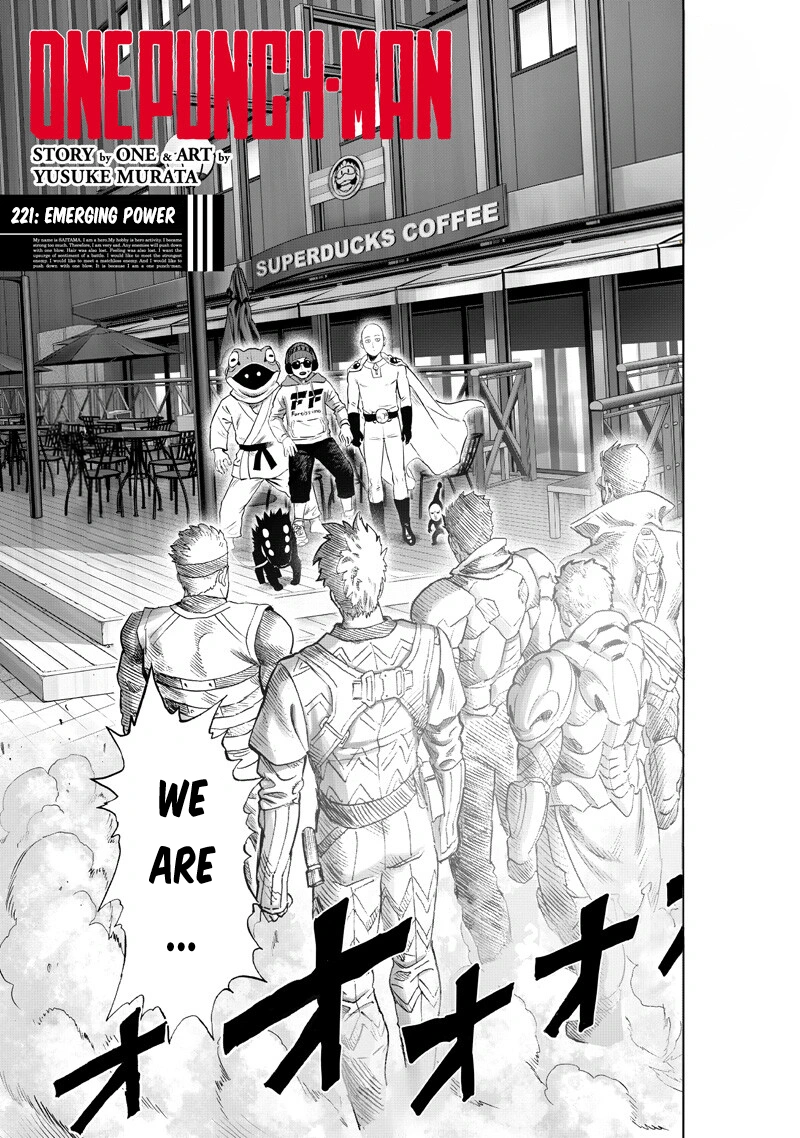 Onepunch-Man Chapter 221 page 1 - Chapter 221: Emerging Power
