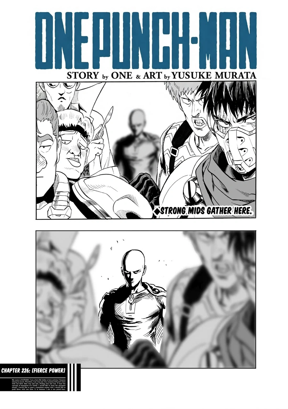 Onepunch-Man Chapter 226 page 1 - Chapter 226: Fierce Power