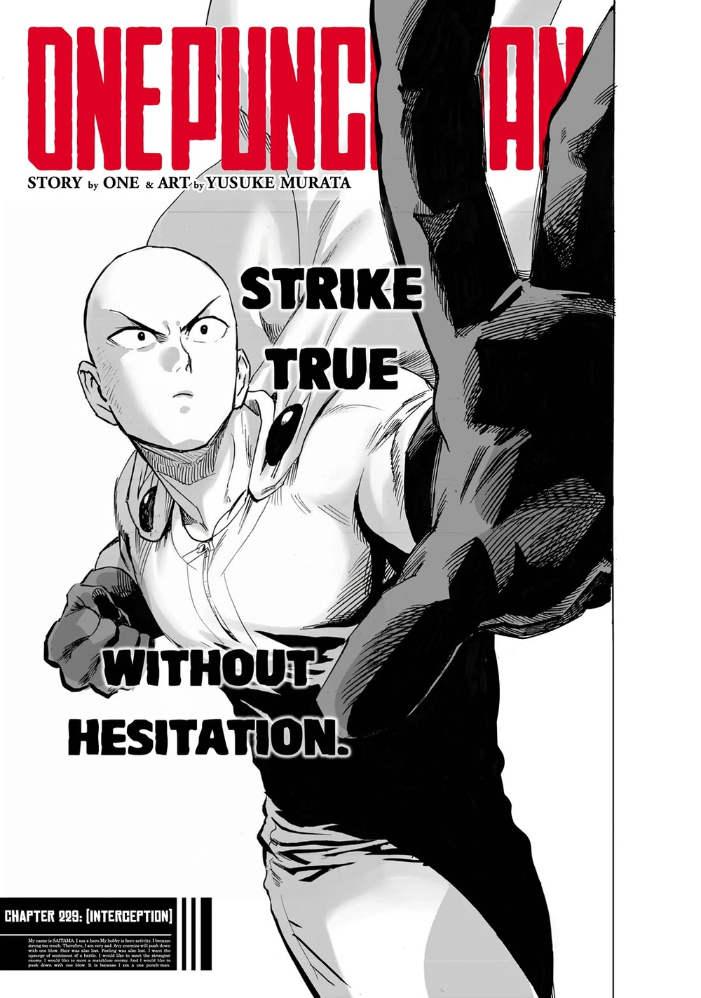 Onepunch-Man Chapter 229 page 1 - Chapter 229: Interception