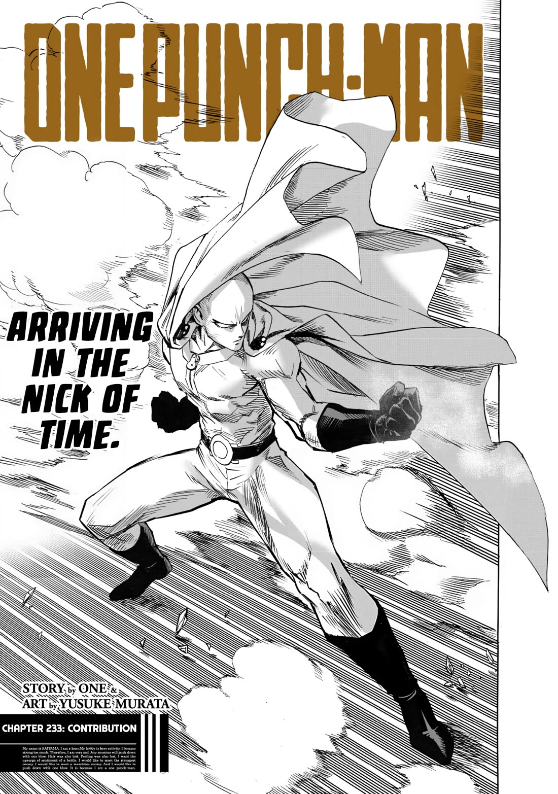 Onepunch-Man Chapter 233 page 1 - Chapter 233: Contribution