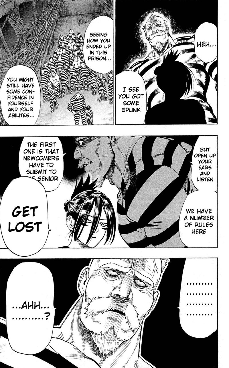 Onepunch-Man Chapter 24.5 page 11 - Chapter 24.5: Prison | Volume 4 Extras