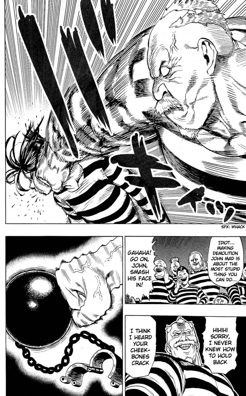 Onepunch-Man Chapter 24.5 page 12 - Chapter 24.5: Prison | Volume 4 Extras