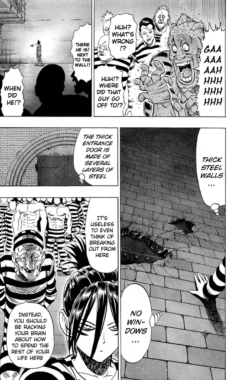 Onepunch-Man Chapter 24.5 page 13 - Chapter 24.5: Prison | Volume 4 Extras
