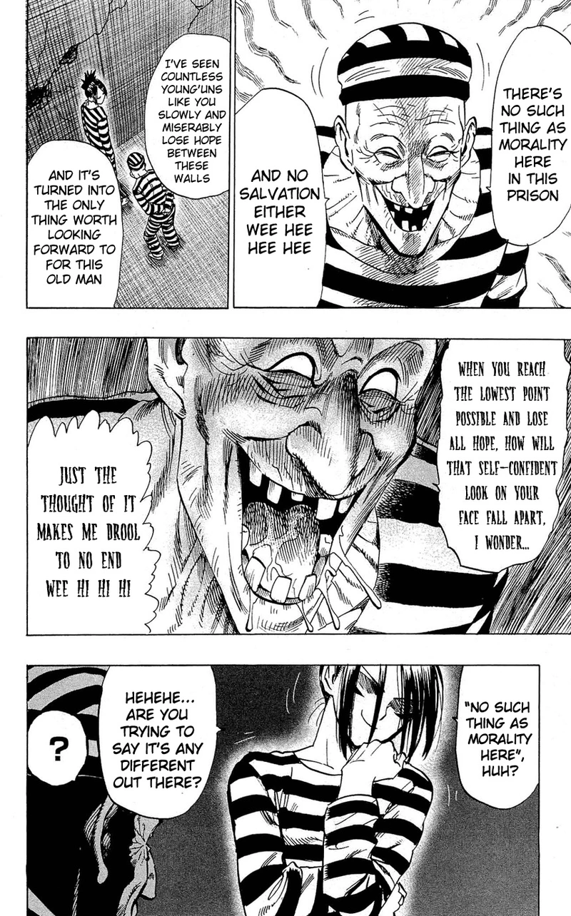 Onepunch-Man Chapter 24.5 page 14 - Chapter 24.5: Prison | Volume 4 Extras