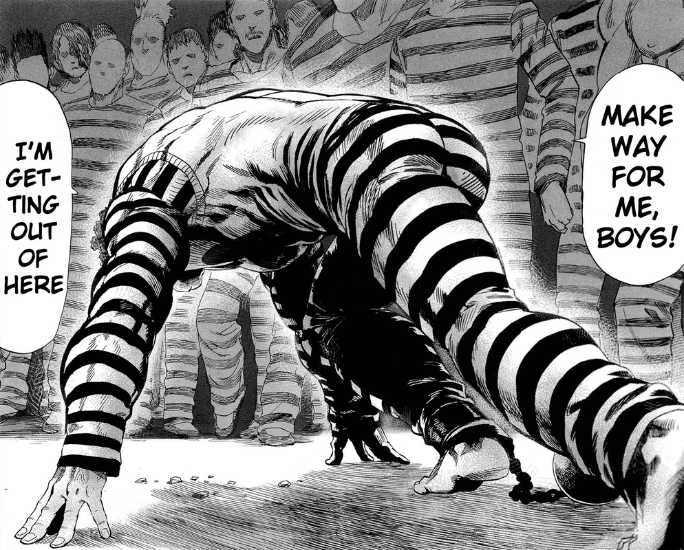 Onepunch-Man Chapter 24.5 page 27 - Chapter 24.5: Prison | Volume 4 Extras