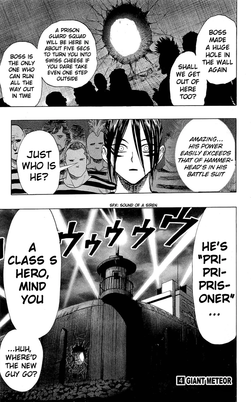 Onepunch-Man Chapter 24.5 page 29 - Chapter 24.5: Prison | Volume 4 Extras