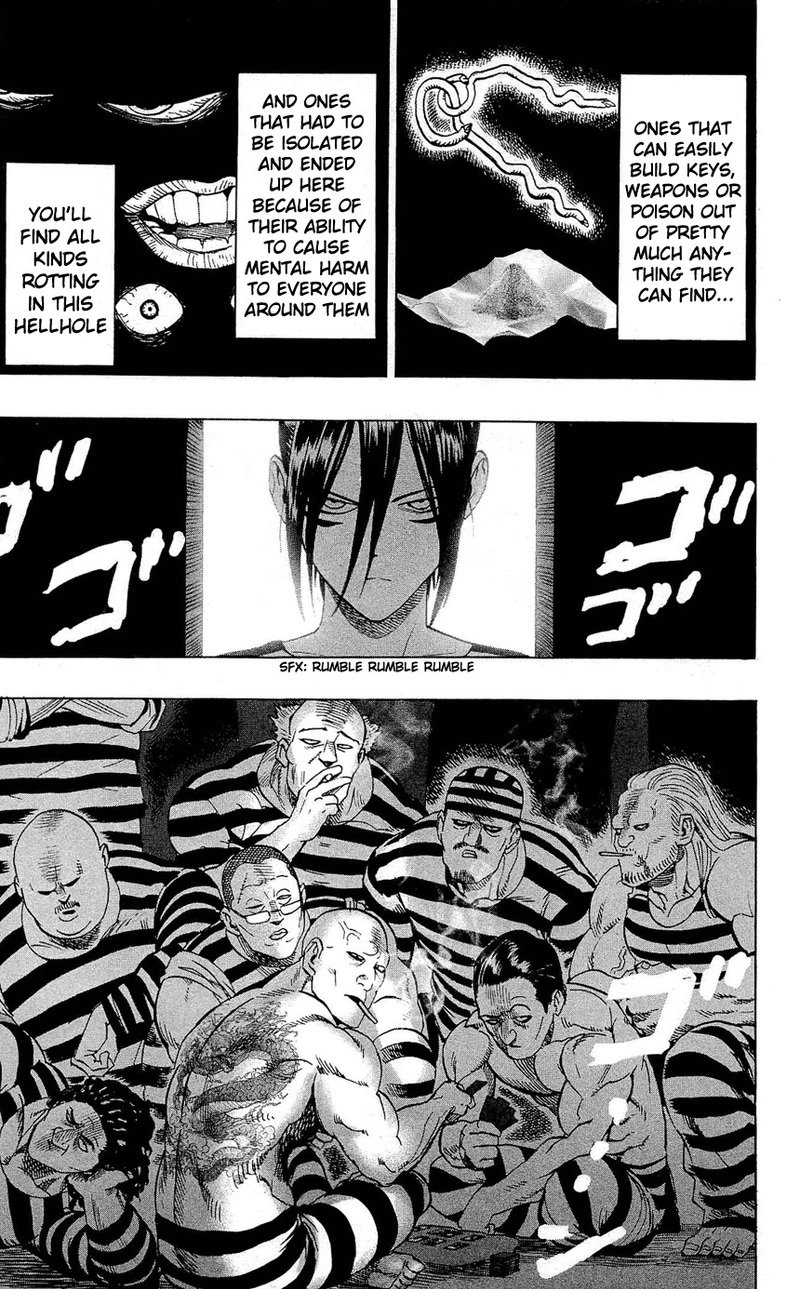 Onepunch-Man Chapter 24.5 page 7 - Chapter 24.5: Prison | Volume 4 Extras