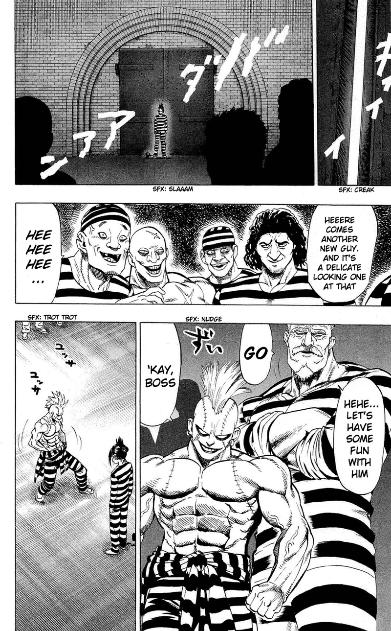 Onepunch-Man Chapter 24.5 page 8 - Chapter 24.5: Prison | Volume 4 Extras