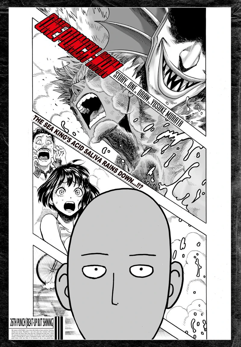Onepunch-Man Chapter 27 page 1 - Chapter 27: Beat-Up But Shining