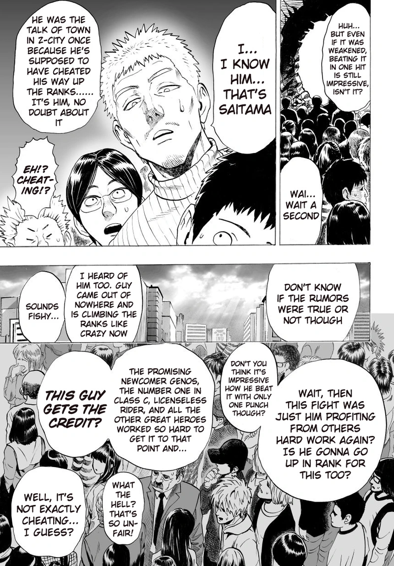 Onepunch-Man Chapter 28 page 14 - Chapter 28: Since It's Raining