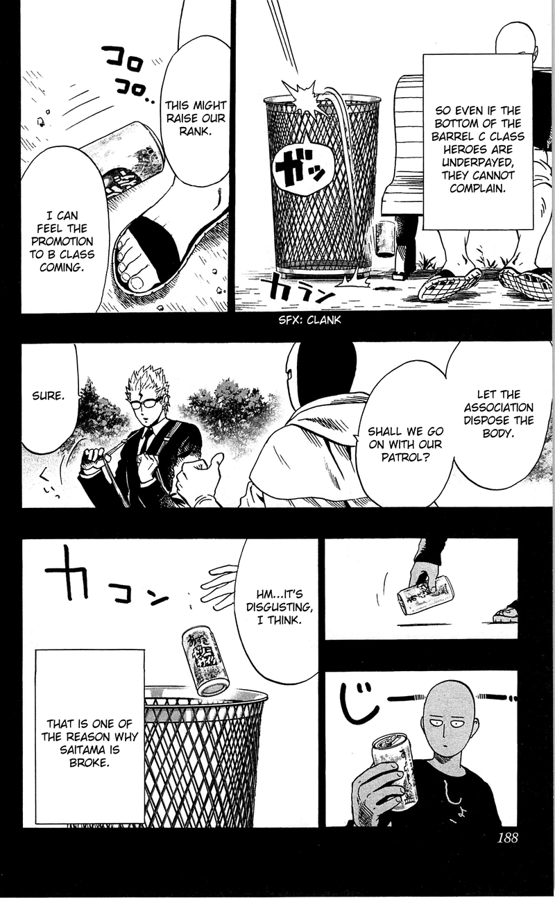 Onepunch-Man Chapter 29.5 page 10 - Chapter 29.5: What Can't Be Bought | Volume 5 Extras
