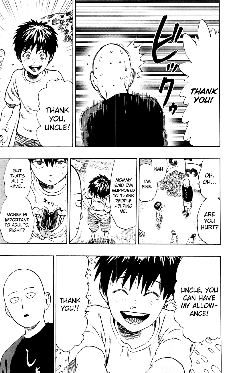Onepunch-Man Chapter 29.5 page 25 - Chapter 29.5: What Can't Be Bought | Volume 5 Extras