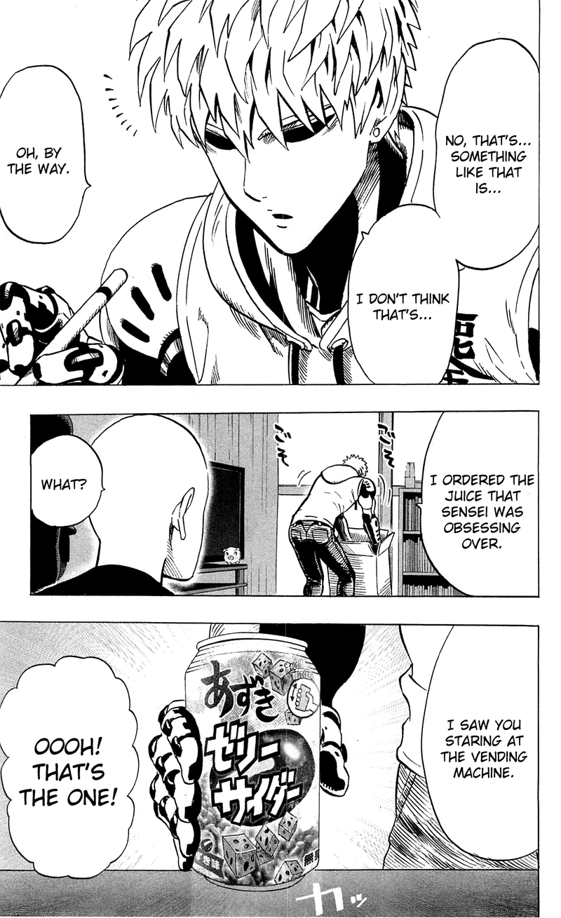 Onepunch-Man Chapter 29.5 page 27 - Chapter 29.5: What Can't Be Bought | Volume 5 Extras