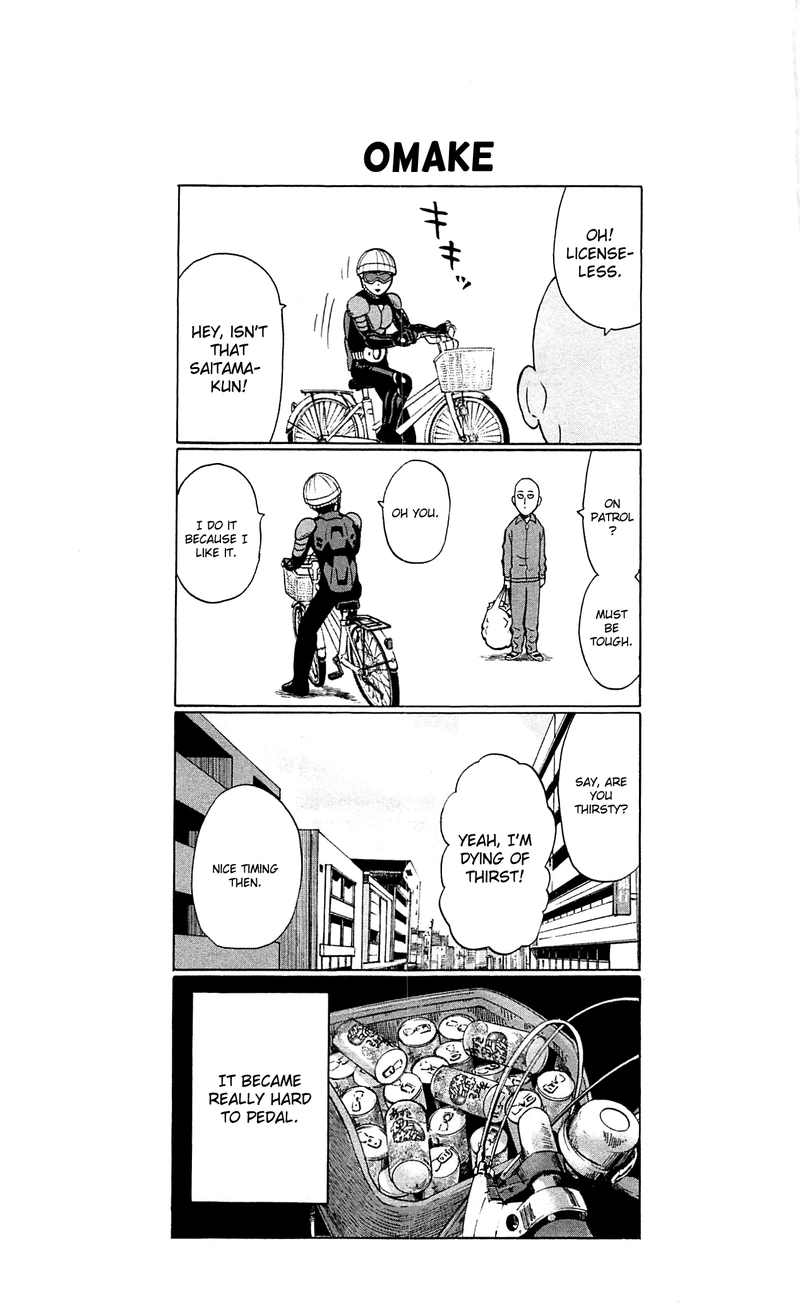 Onepunch-Man Chapter 29.5 page 29 - Chapter 29.5: What Can't Be Bought | Volume 5 Extras