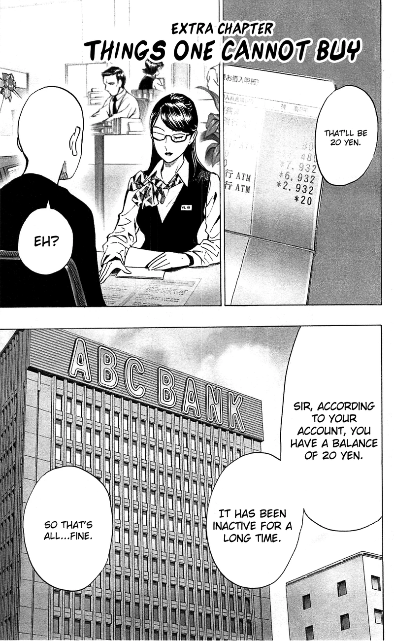 Onepunch-Man Chapter 29.5 page 3 - Chapter 29.5: What Can't Be Bought | Volume 5 Extras