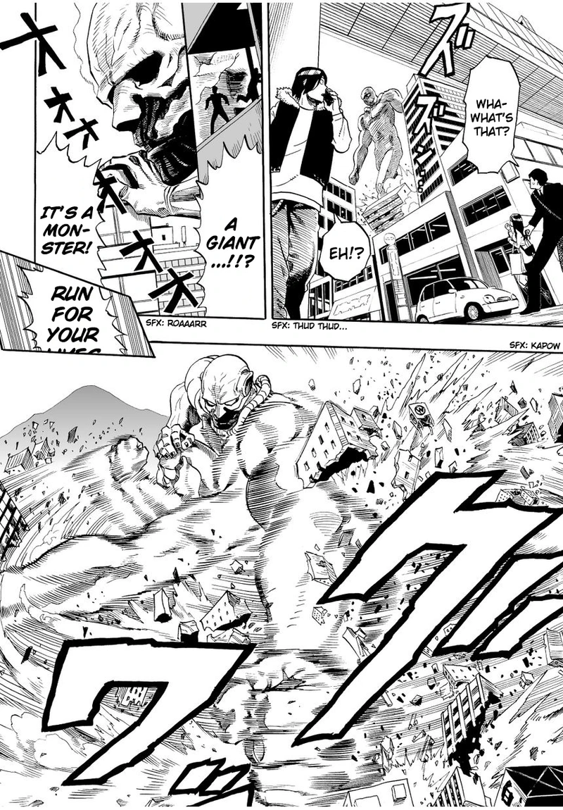 Onepunch-Man Chapter 3 page 8 - Chapter 3: A Dangerous Being