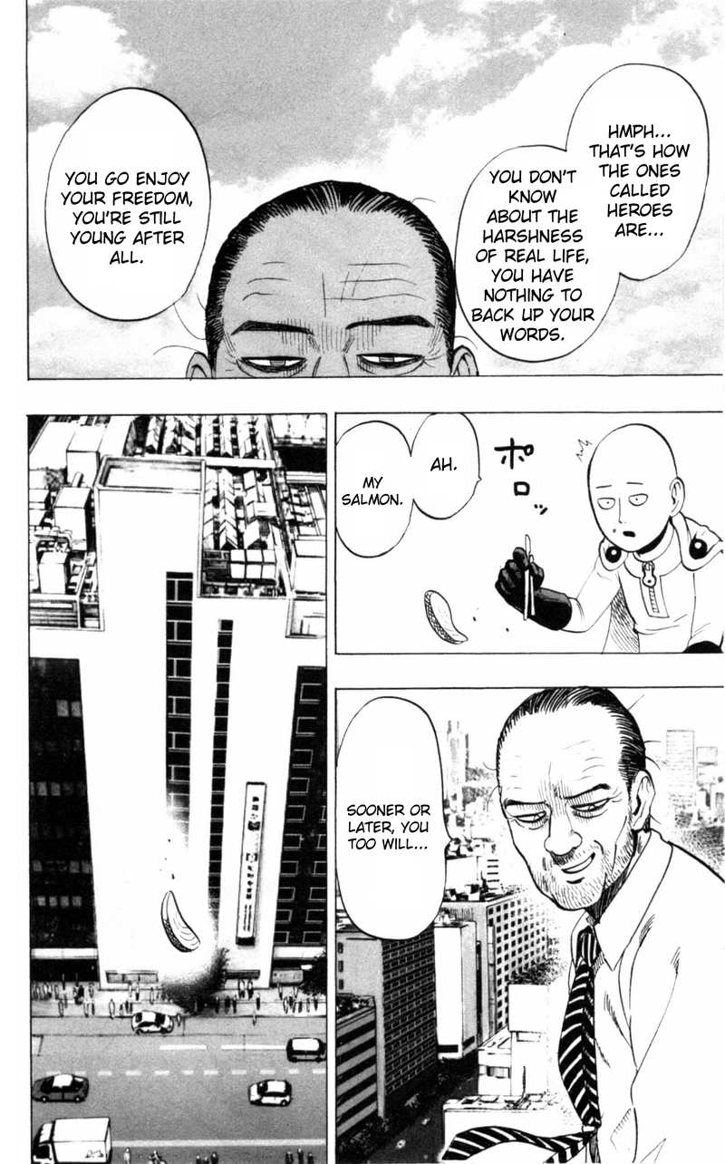 Onepunch-Man Chapter 34.5 page 10 - Chapter 34.5: Salmon | Volume 6 Extras