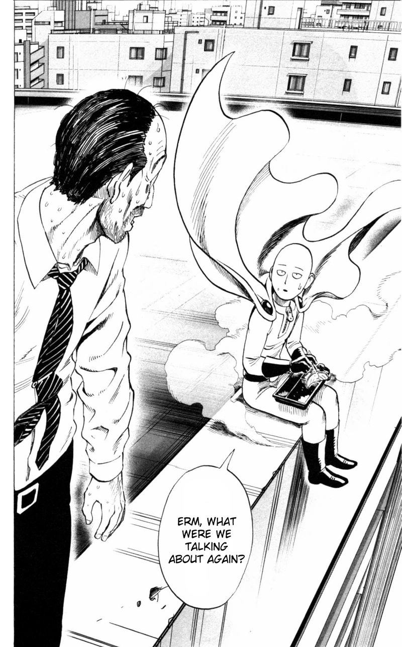 Onepunch-Man Chapter 34.5 page 14 - Chapter 34.5: Salmon | Volume 6 Extras