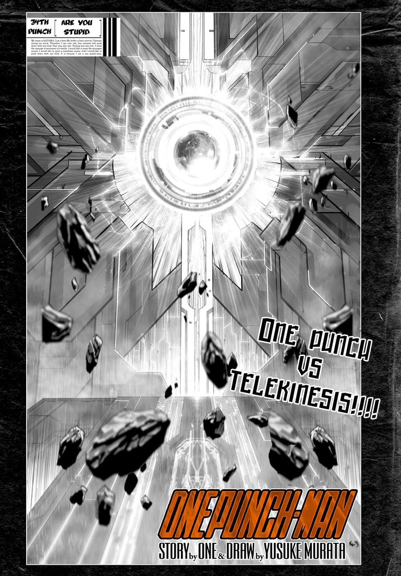 Onepunch-Man Chapter 34 page 1 - Chapter 34: Are You Stupid