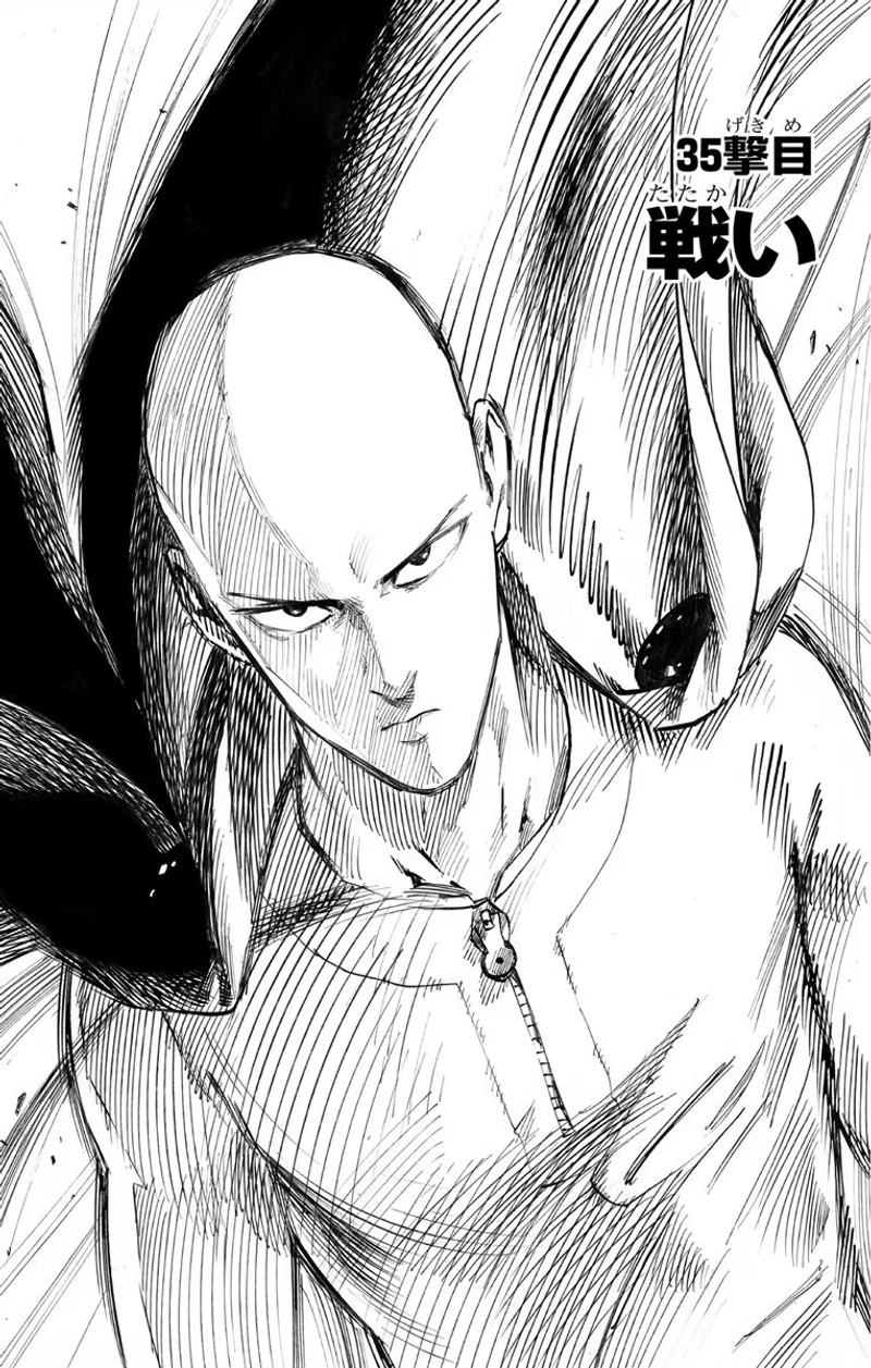 Onepunch-Man Chapter 35 page 1 - Chapter 35: The Fight
