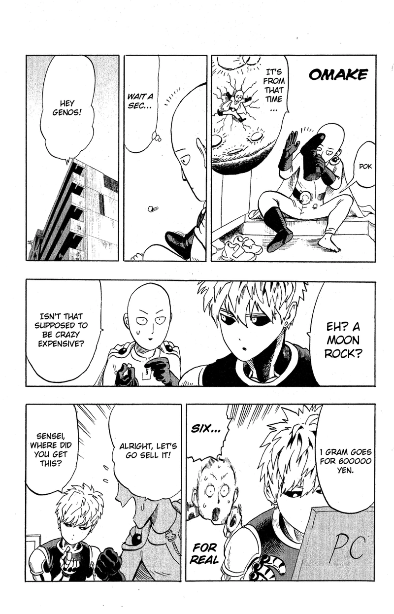 Onepunch-Man Chapter 37.5 page 11 - Volume 7 Extras