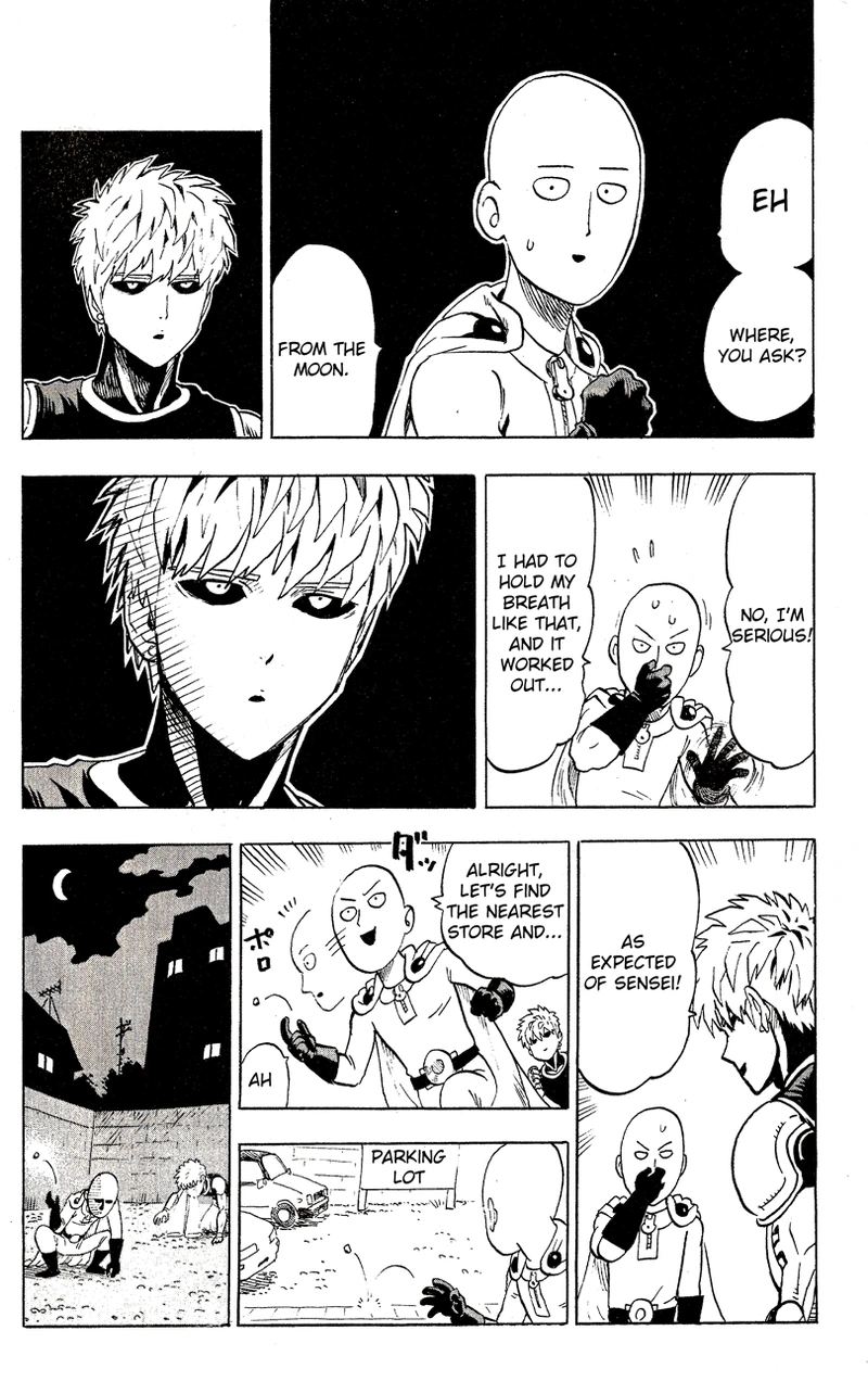 Onepunch-Man Chapter 37.5 page 12 - Volume 7 Extras