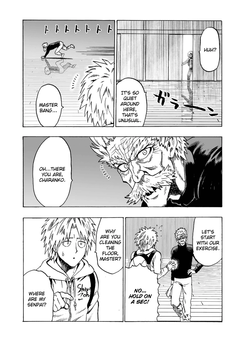 Onepunch-Man Chapter 37.7 page 3 - Chapter 37.7: Recollection Of A Most Sincere Apprentice | Volume 7 Extras