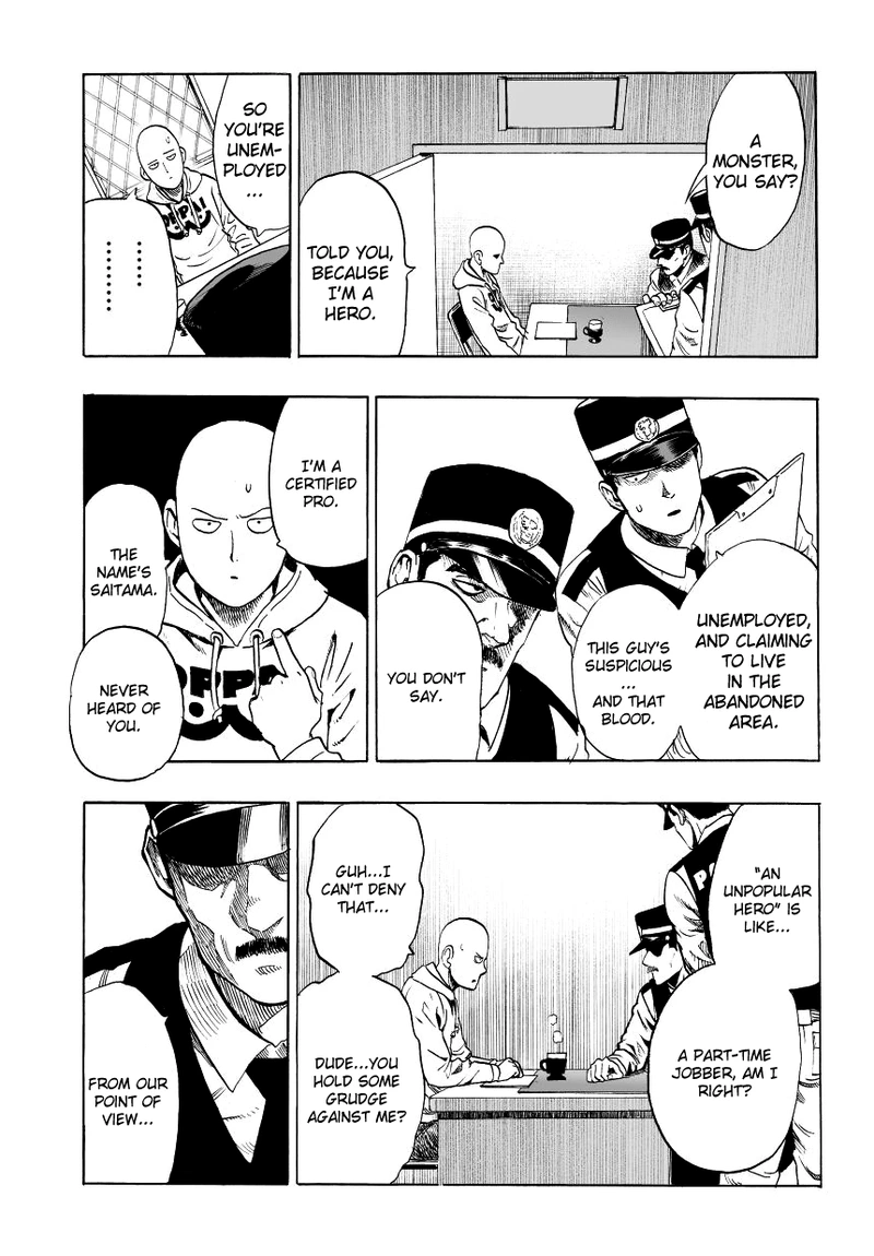 Onepunch-Man Chapter 37.8 page 4 - Chapter 37.8: Pork Cutlet Bowl | Volume 7 Extras