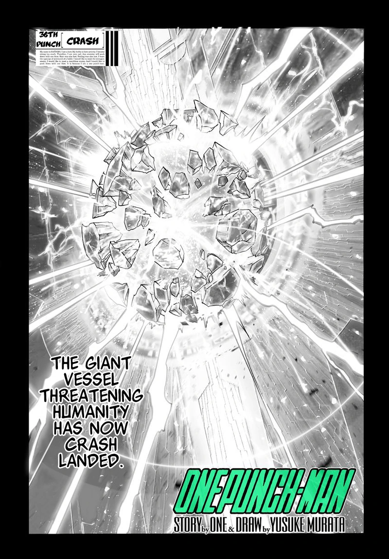 Onepunch-Man Chapter 37 page 1 - Chapter 37: Crash