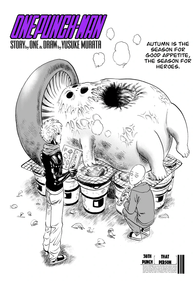 Onepunch-Man Chapter 39 page 1 - Chapter 39: That Person