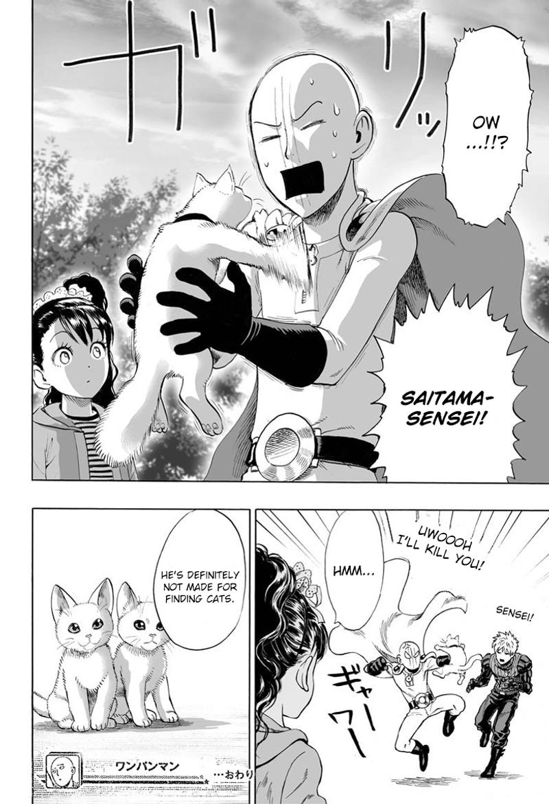 Onepunch-Man Chapter 40.6 page 32 - Chapter 40.6: Lost Cat | Volume 8 Extras