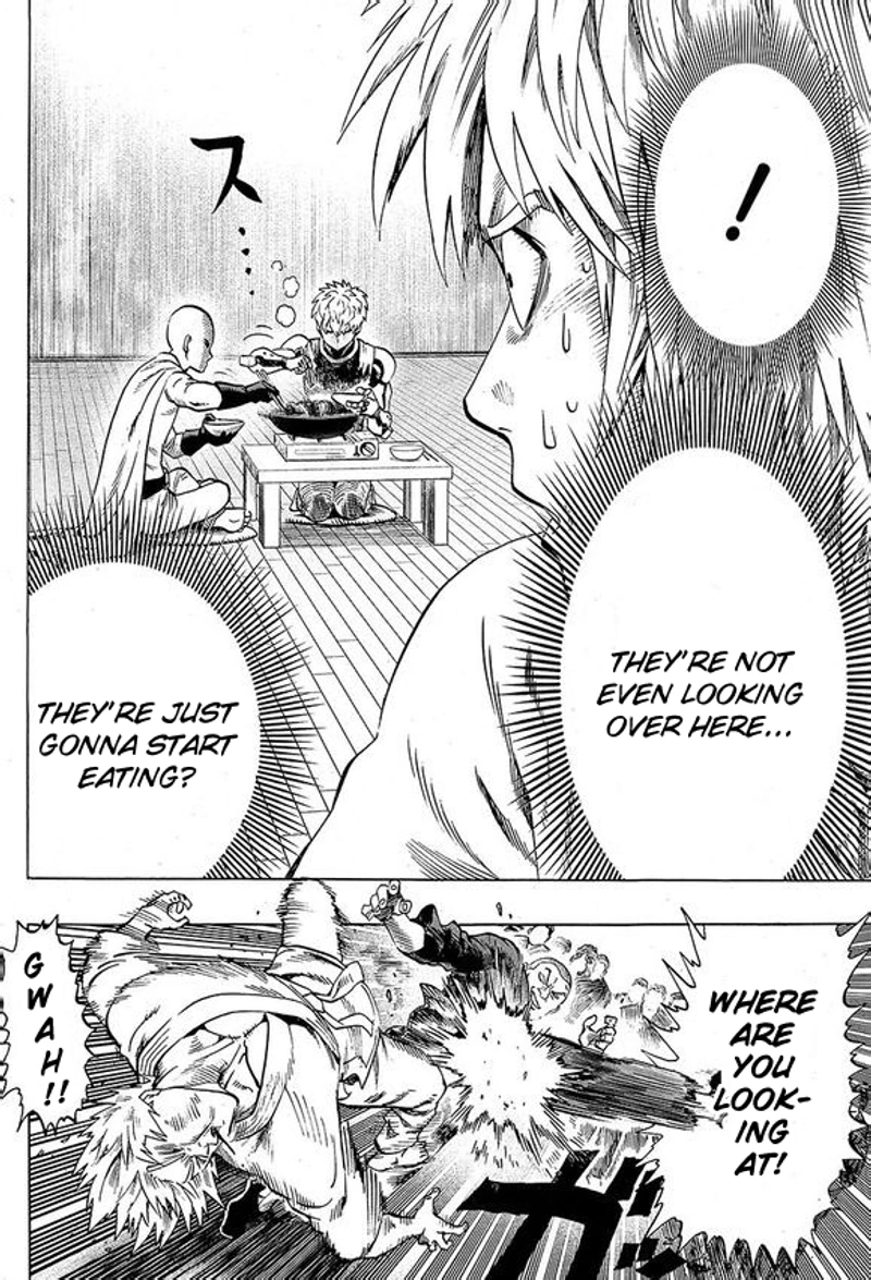 Onepunch-Man Chapter 40.7 page 14 - Chapter 40.7: Lobster | Volume 8 Extras