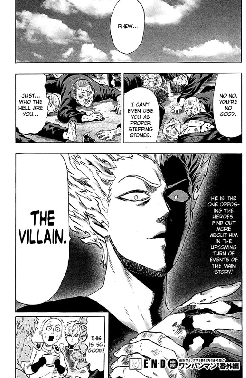 Onepunch-Man Chapter 40.7 page 21 - Chapter 40.7: Lobster | Volume 8 Extras
