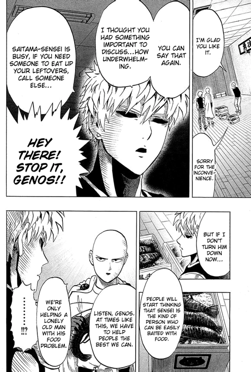 Onepunch-Man Chapter 40.7 page 4 - Chapter 40.7: Lobster | Volume 8 Extras