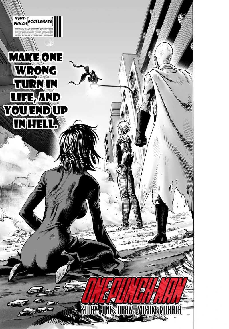 Onepunch-Man Chapter 44 page 1 - Chapter 44: Accelerate
